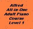 Alfred Basic Adult All-in-one Course 1 CD