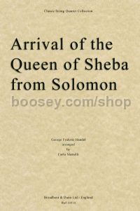 Arrival Of The Queen Of Sheba for String Quartet