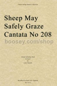Sheep May Safely Graze, Cantata No. 208 (String Quartet Score)