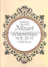 Symphonies Nos.22-34 (Dover Full Scores)