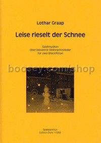 Leise Rieselt Der Schnee (2 recorders)