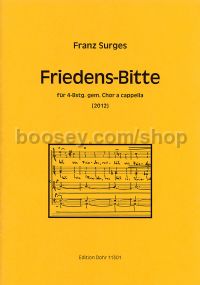 Friedens-Bitte - 4 to 8 part unaccompanied mixed choir