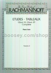 Piano Works vol.II - Etudes-Tableaux Op. 33 & Op. 39
