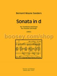 Sonata in d for trombone & organ