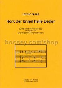 Hört der Engel helle Lieder - recorder & keyboard instrument