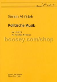 Political Music op. 19 - soprano saxophone, clarinet, horn, trumpet, bass trombone, piano, violin, v
