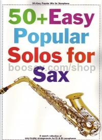 50+ Easy Popular Solos Sax