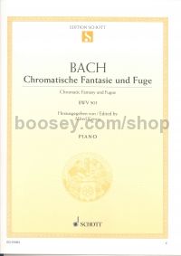 Bach Chromatic Fantasie & Fugue Bwv903 piano   