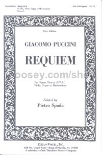 Requiem Puccini (s.T.B.) Spada (vla/org/harmonia) 