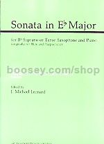 Sonata in Eb, BWV 1031 for Bb saxophone & piano