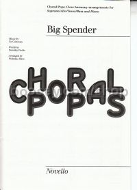 Big Spender (SATB)