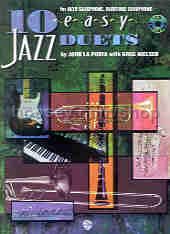 10 Easy Jazz Duets Alto Sax (Book & CD)