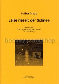 Leise Rieselt Der Schnee (2 violins)