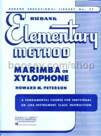Rubank Elementary Method Marimba Or Xylophone     
