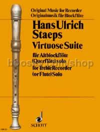 Virtuose Suite for Treble Recorder (or Flute) solo