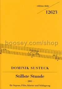 Stillste Stunde - soprano, flute, piano & percussion (score & parts)