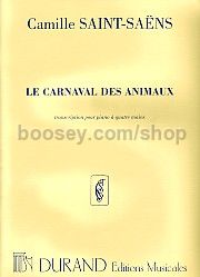 Carnaval Des Animaux For Piano Duet