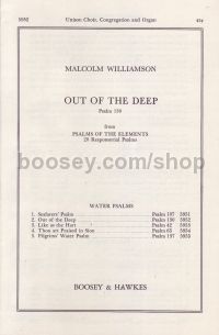 Out of the Deep (Choral unison & Organ)