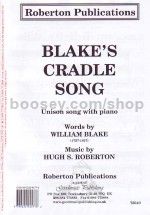 Blakes Cradle Song  Unison