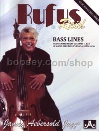 Rufus Reid Bass Lines (from vols1&3) Double Bass (Jamey Aebersold Jazz Play-along)