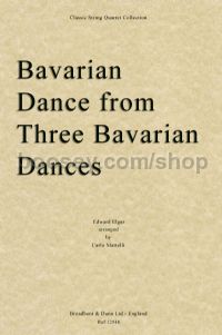 Bavarian Dance for string quartet (set of parts)