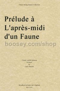 Prelude A L'apres Midi  str quartet Score