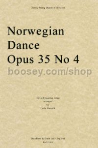 Norwegian Dance Op 35 No.4 (string quartet parts)