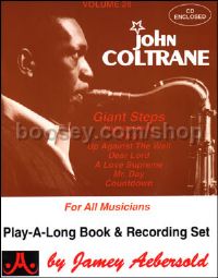 John Coltrane Giant Steps Book & CD  (Jamey Aebersold Jazz Play-along)