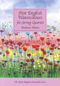 English Watercolours (5) string quartet score
