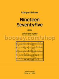 Nineteen Seventyfive - rock string orchestra (full score)