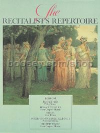 Recitalist's Repertoire Book 1