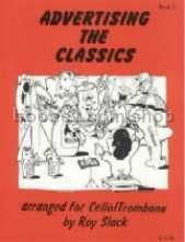 Advertising The Classics Book 3 Cello or Trombone