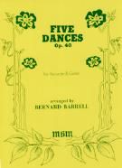 Five Dances Op. 40 Recorder & Guitar 