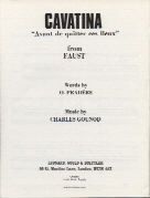 Cavatina From Faust 