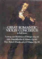 Great Romantic Violin Concertos (Dover Full Scores)