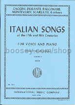 Italian Songs of the 17th & 18th Centuries vol.1 High Voice