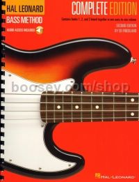 Hal Leonard Bass Method Complete (Book & 3 CDs)