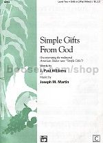 Simple Gifts From God (sab/2 Pt.)