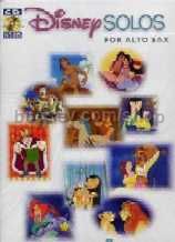 Disney Solos for Alto Sax (Book & CD)