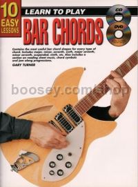 10 Easy Lessons Bar Chords (Book & CD & Free DVD) 