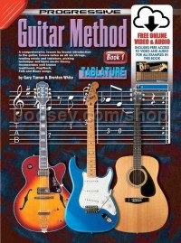 Progressive Guitar Method Book 1 - Tablature (Book & CD)