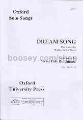 Dream Song Unison Hely Hutchinson (oup Archive) 