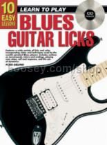 10 Easy Lessons Blues Guitar Licks (Book & CD) 