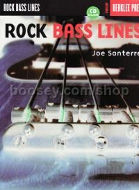 Rock Bass Lines Santerre (Book & CD) 