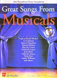 Great Songs from Musicals Saxophone (Book & CD)
