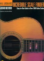 Incredible Scale Finder (9X12)Hal Leonard guitar method
