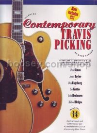 Art Of Contemporary Travis Picking hanson (Book & CD) 