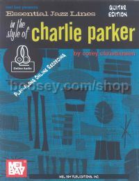 Charlie Parker Essential Jazz Lines Guitar (Book & CD) 