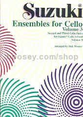 Suzuki Ensembles For Cello Volume 3