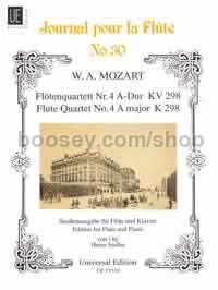 Quartet No.4 in A Major, K 298 (Flute & Piano)